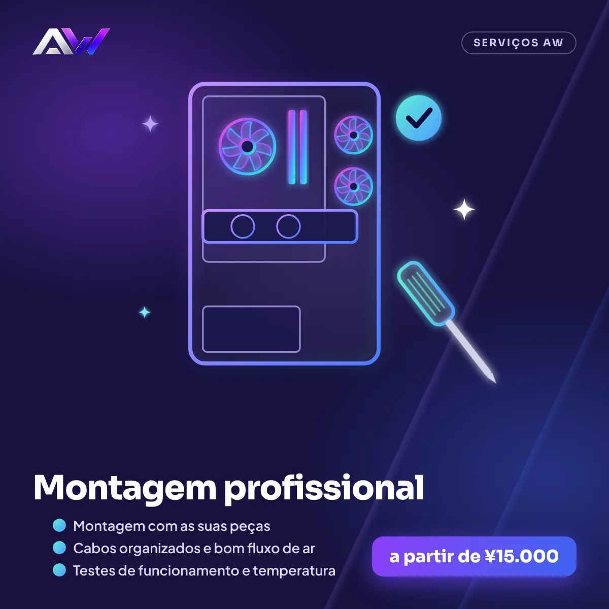 Montagem profissional